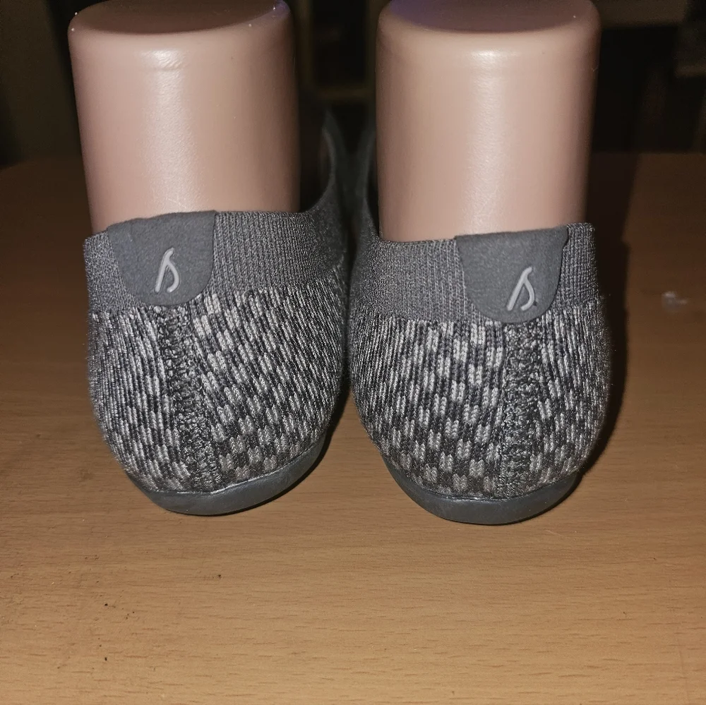 ALLBIRDS 'Tree Breezer' Beautiful Flats, Stormy Gray 7.5 EXCELLENT Pre-owned!